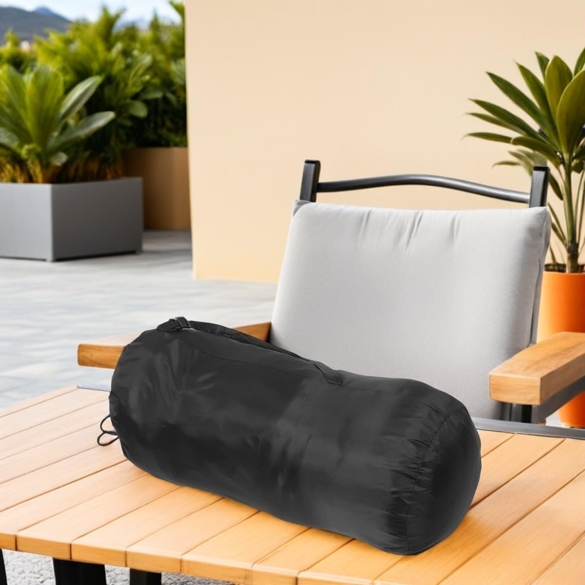 Heavy Duty Folding Camping Chair Carry Bag with Adjustable Strap, Extra Large 31.5"x11.8" Nylon Storage Sack, Lightweight Portable Chair Bag for Picnic Table and Campsite Setup
