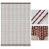 Photo Gallery kgudys tenda con perline in legno per le porte,60/70/80/100/120/130/140cm tenda estiva tenda anti mosche,stile retrò,sospeso decorativo divisore schermo di spazio,con accessori,30strands-60x100cm Photo Gallery kgudys tenda con perline in legno per le porte,60/70/80/100/120/130/140cm tenda estiva tenda anti mosche,stile retrò,sospeso decorativo divisore schermo di spazio,con accessori,30strands-60x100cm