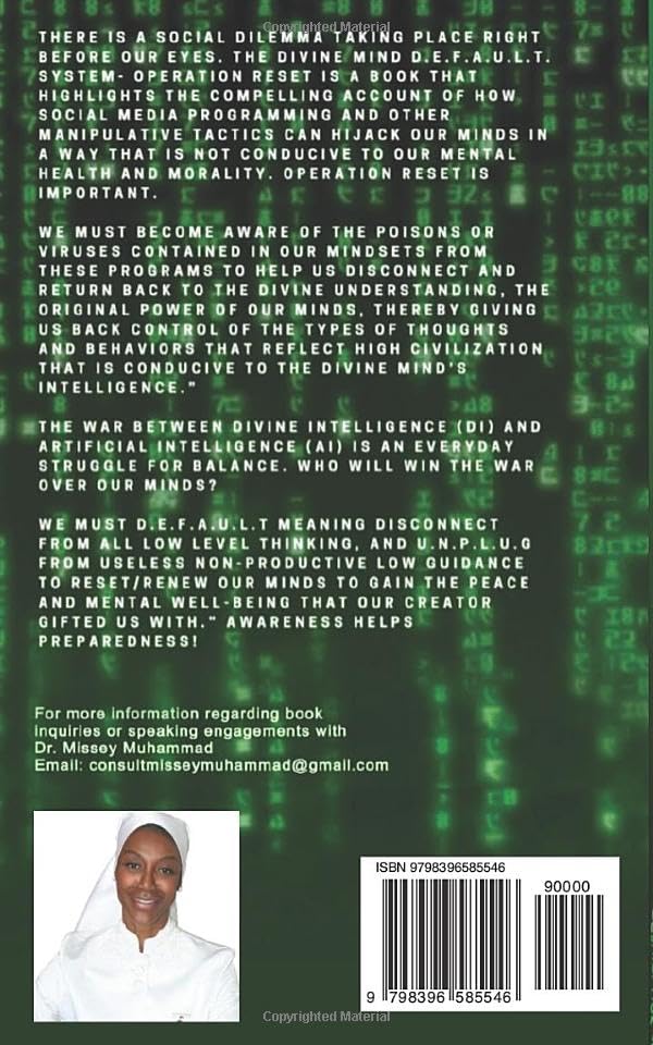 Vista 2 de THE DIVINE MINDS D.E.F.A.U.L.T SYSTEM OPERATION RESET Disconnect Effectively From All Useless Low Thinking to help us U.N.P.L.U.G.