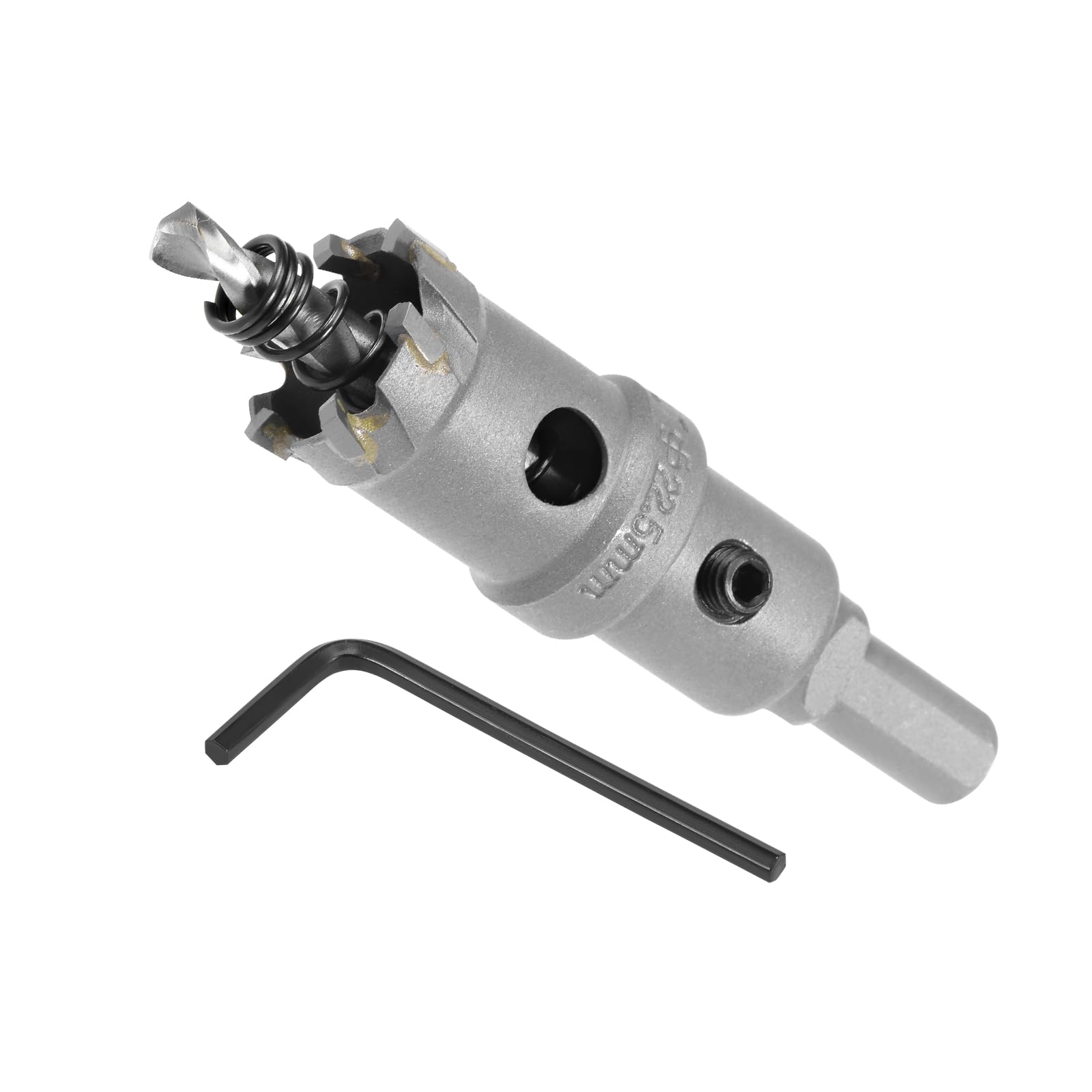 CoCud Hole Saw, 22.5mm Cutting Diameter, Carbide Tipped Tooth Hole Cutter Drill Bit