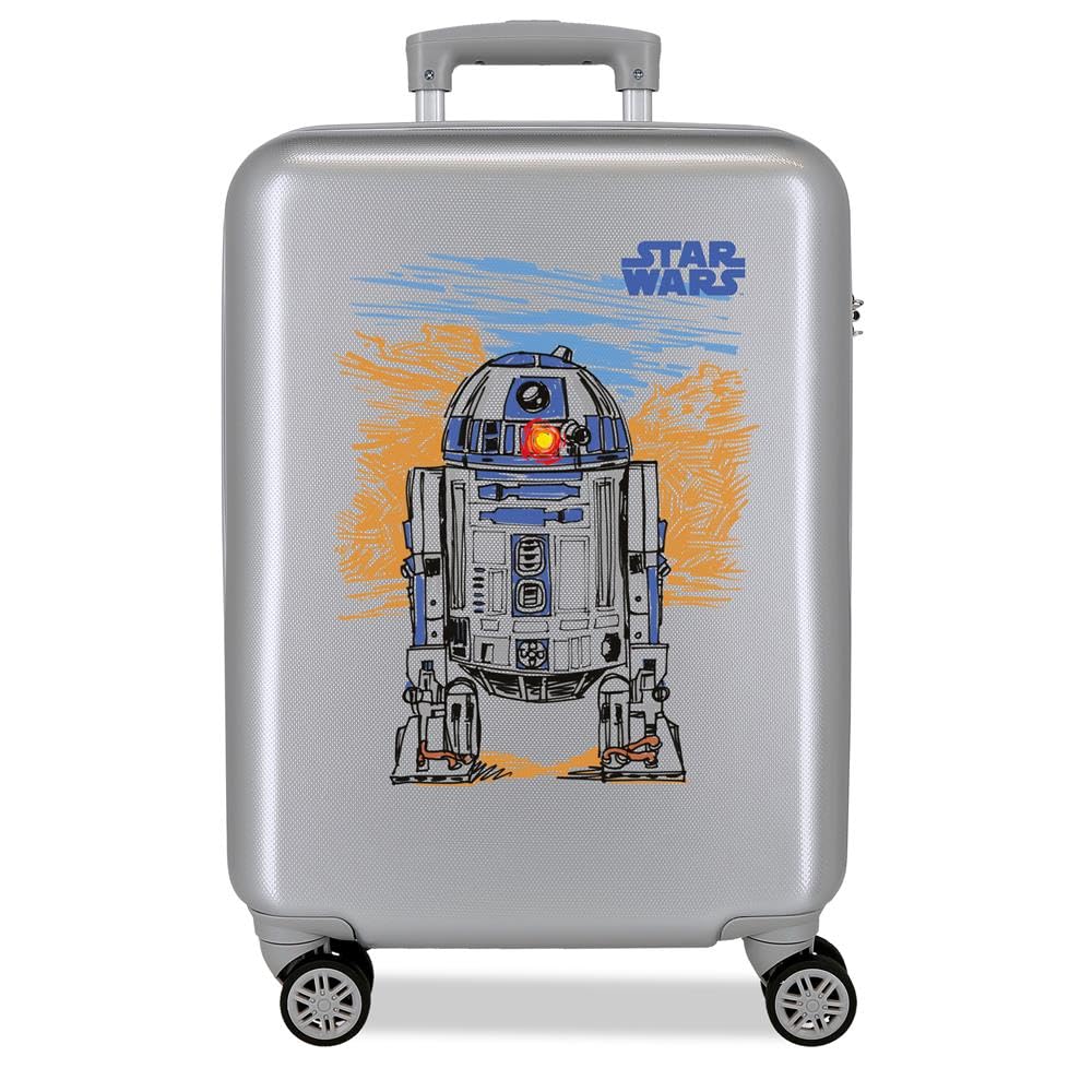 Star Wars Joumma Galaxy Cabin Case Silver 38x55x20 cm Rigid ABS Side Combination Lock 35L 2.5kg 4 Double Wheels Hand Luggage