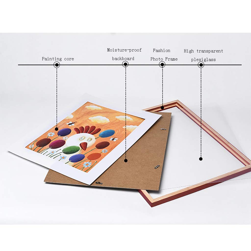 Ramki ścienne i stojące 32 Pack Fotografii Ramki Collage Wall Gallery Kit Picture Frame Set Duże ściany Wiszące ramki do zdjęć, 5 kolorów Zestawy ramek do zdjęć w różnych rozmiarach(B)