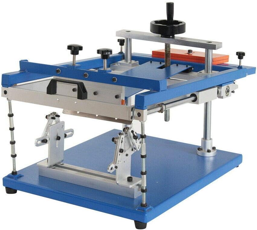 Manual Cylinder Screen Printer Machine for Bottle/Cup/Mug/Tube/Pen Surface Curve Press 240mmx 200mm