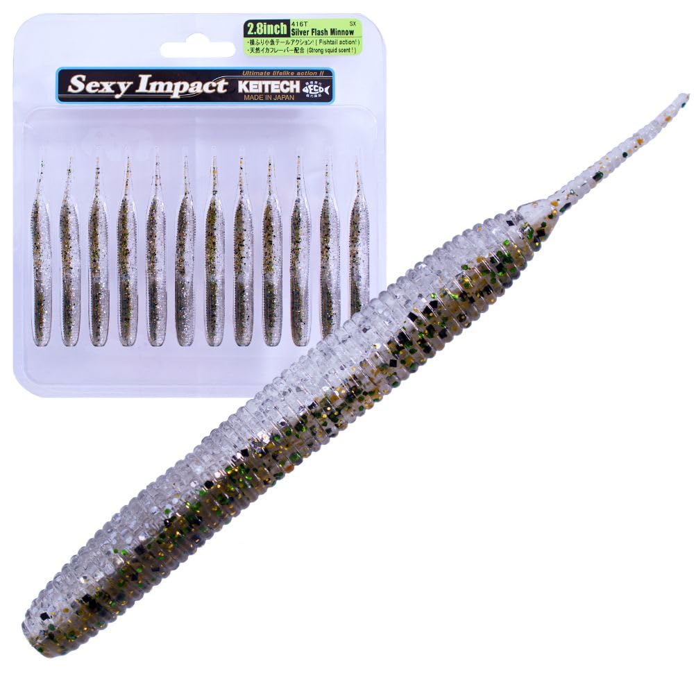 Keitech Sexy Impact 2.8" #416 Silver Flash Minnow