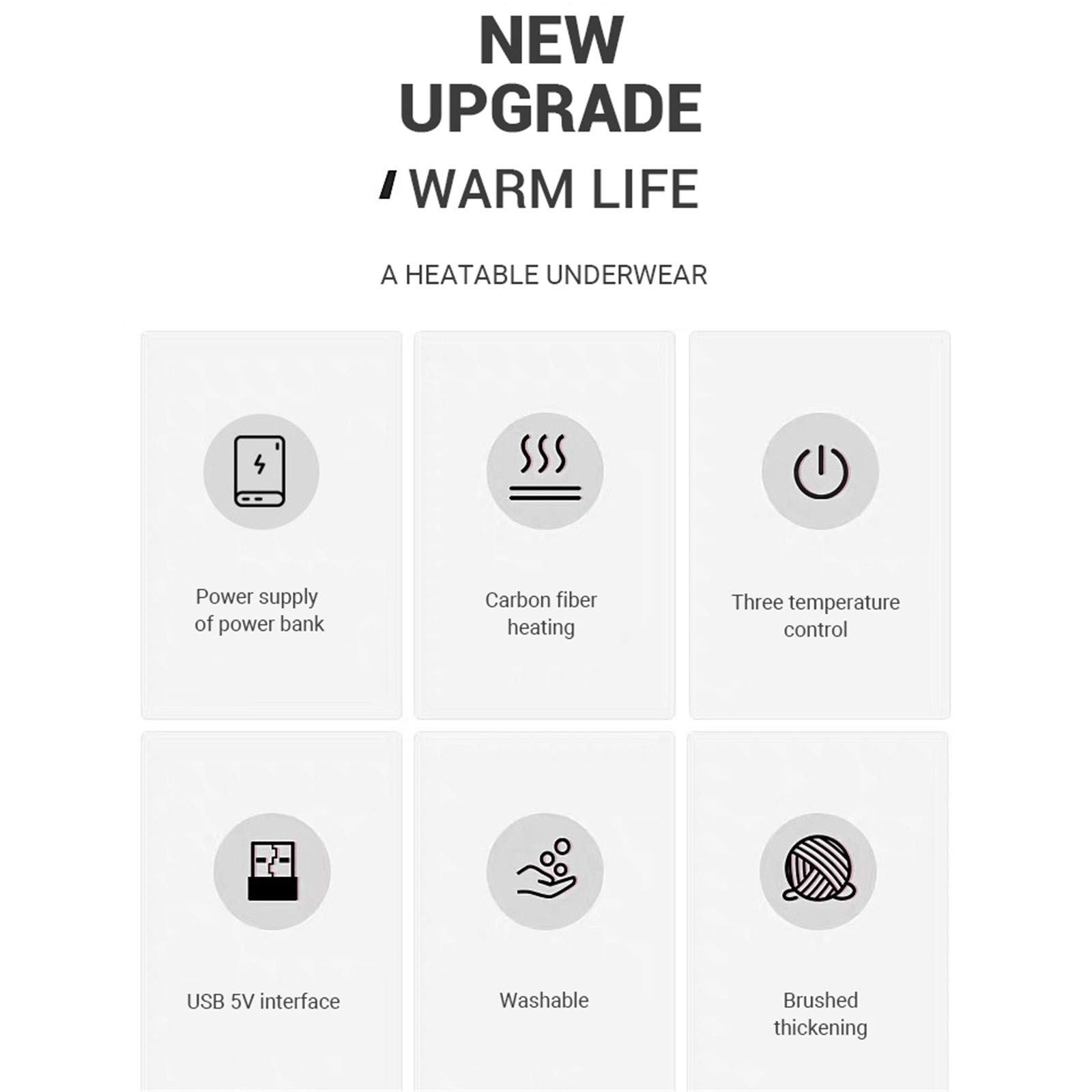 Veste chauffante pour enfant rechargeable par USB pour l'hiver et le camping