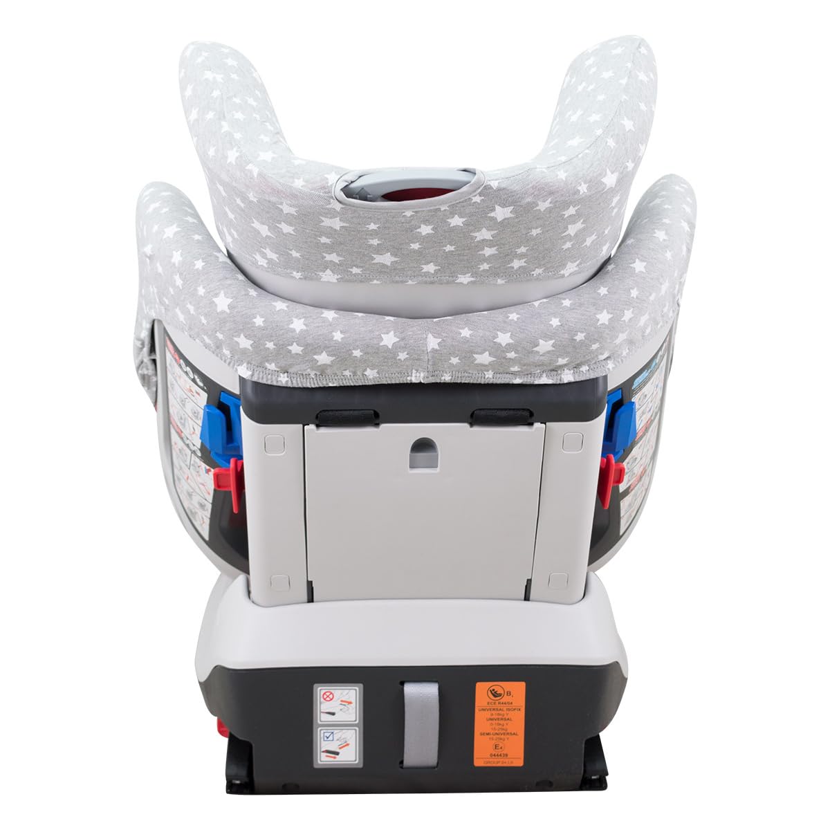 JYOKO KIDS Rivestimento Seggiolino auto compatibile con Chicco Seat Up 0 1 2 e YOUniverse (White Star)