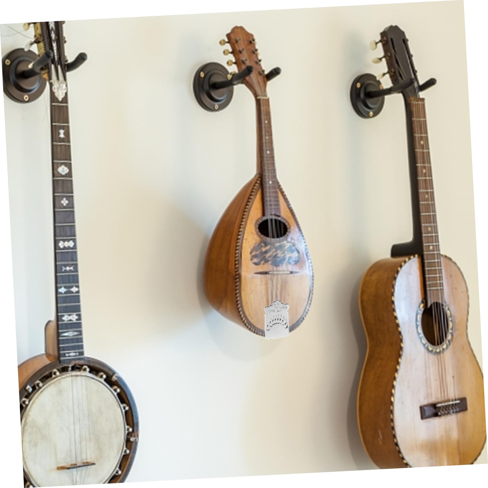 Toyvian 4 zestawy deski kreślarskiej z mantoliny, części metalowe do mandoliny, profesjonalne akcesoria do mandolin, gitary, instrumentów muzycznych, mandoliny, uchwyt strunowy z metalu, podstawa
