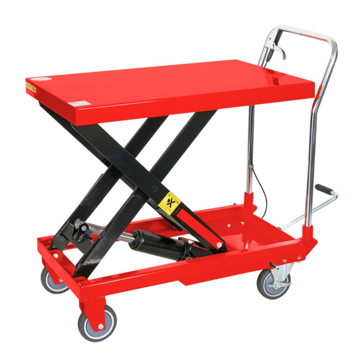 SWADESI KRAFTS Manual Scissor Lift Table Capacity 300kg (Safe laod
