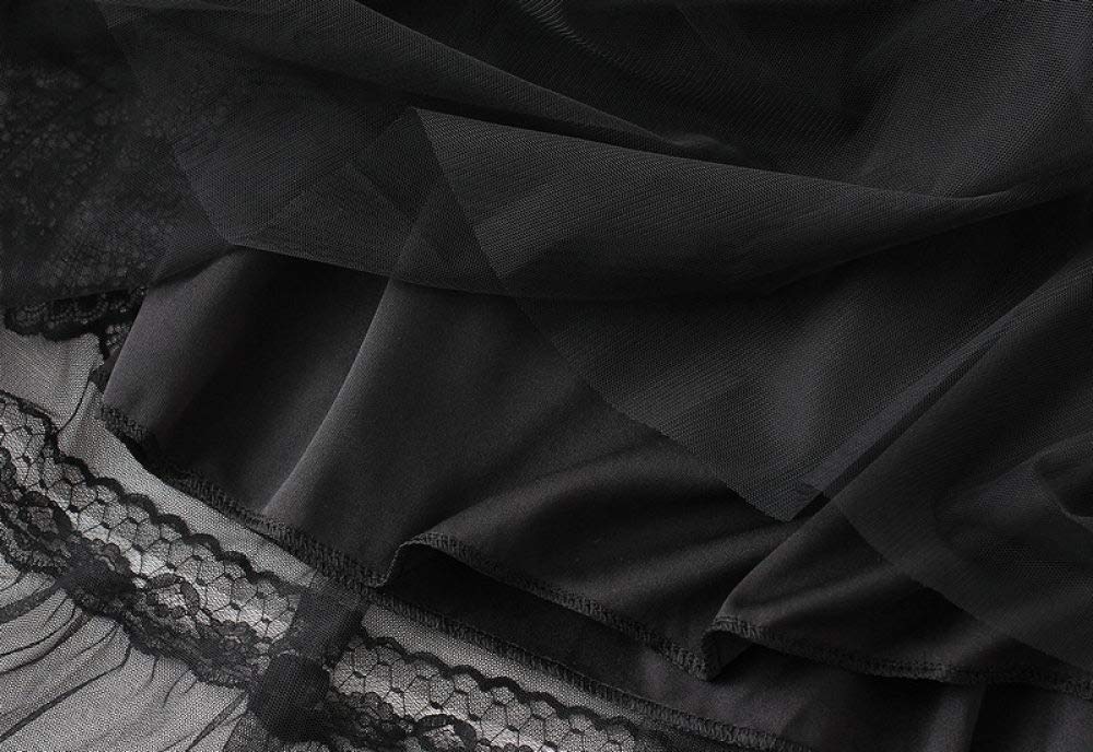 Mehrlagiger Damen-Midirock Aus Tüll, Vintage-Spitzen-Mesh-Röcke, Schwarz, Elastischer Faltenrock Mit Hoher Taille, Gerüschter Rüschenrock In A-Linie, Eleganter Langer Rock Für Damen Und M
