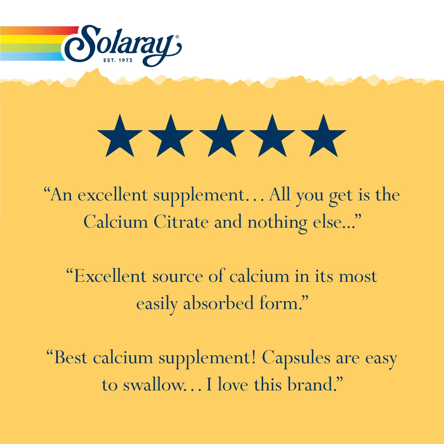 Buy Solaray Calcium Citrate 1000mg, Chelated Calcium Supplement for