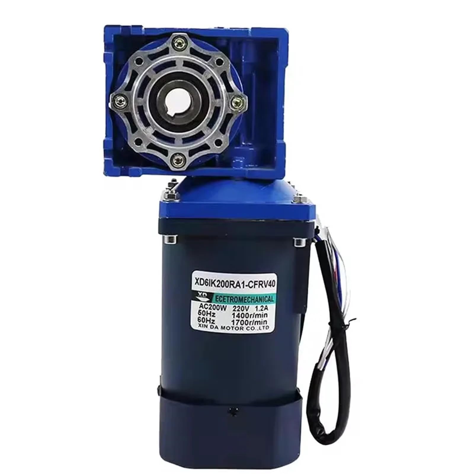 RV40 220 V 200 W AC samoblokujący silnik z pojedynczym wyjściem z regulowaną prędkością CW CCW Wysoki moment obrotowy (0-46 rpm)