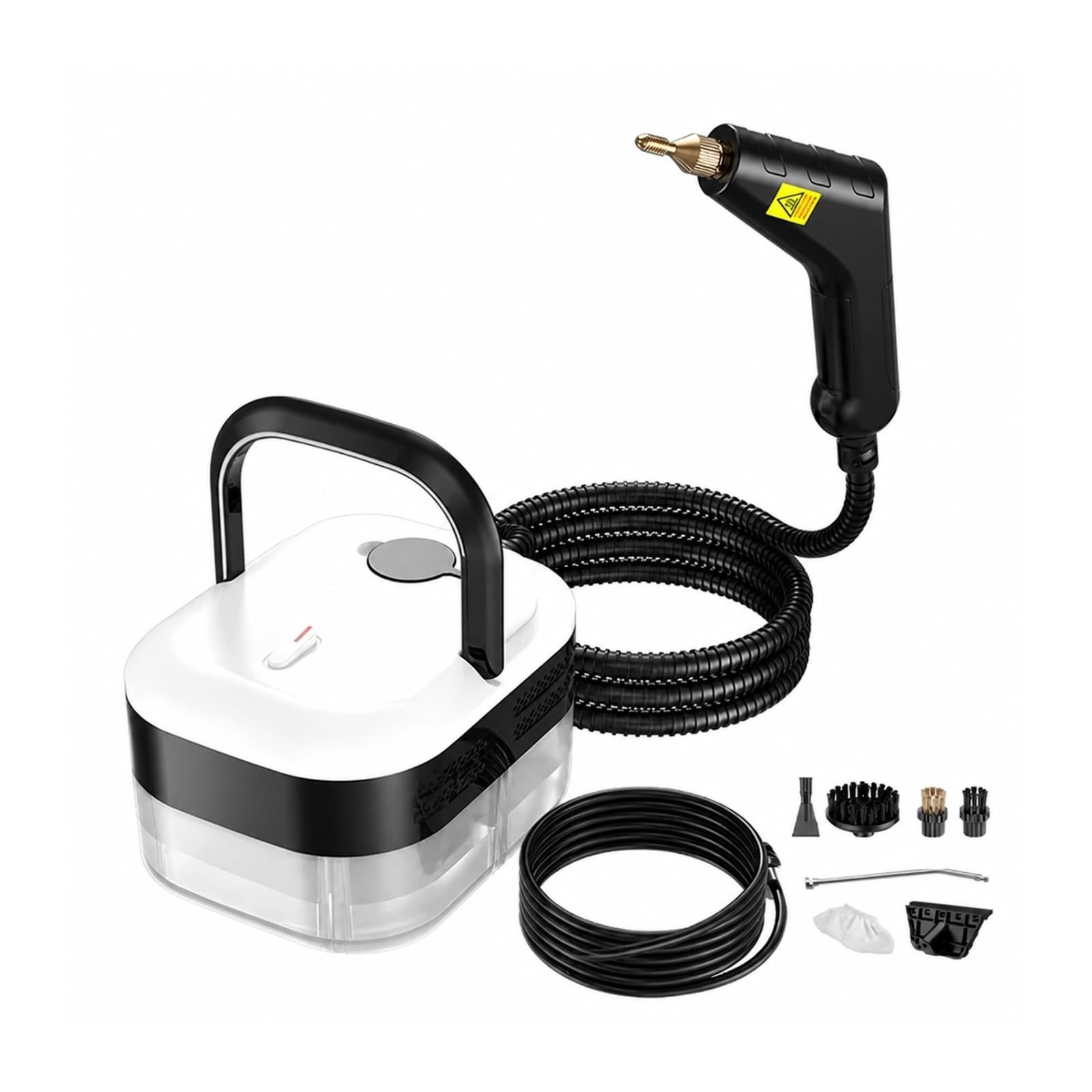 Środek do czyszczenia mopa parowego, Maszyna do czyszczenia parą Dezynfekcja w wysokiej temperaturze Klimatyzacja Okap kuchenny Samochód domowy(Black)