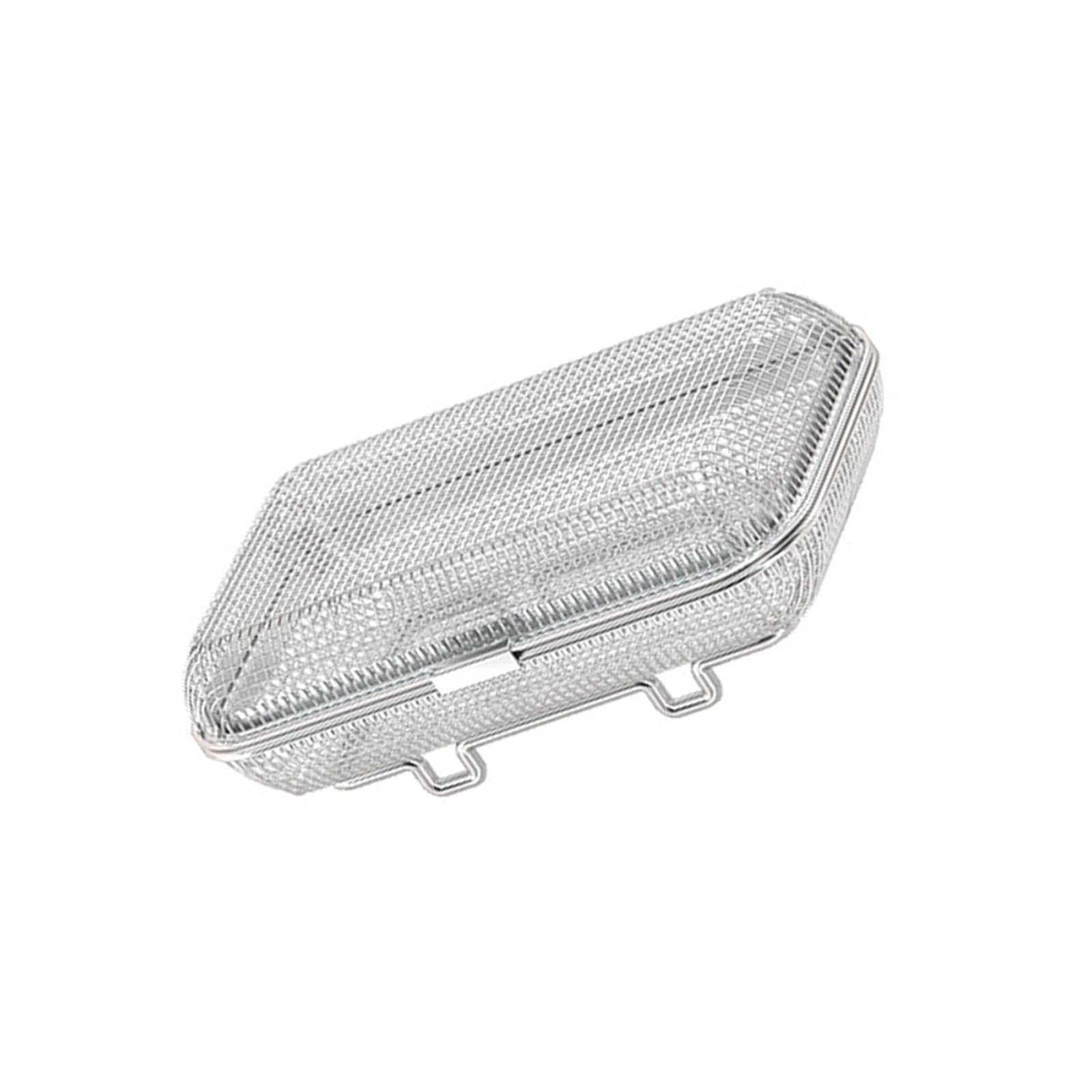 Mekalero Dishwasher Utensil Basket 304 Stainless Steel Rectangular Drain Silverware Holder for Chopsticks Small Stainless Steel Tool Owner