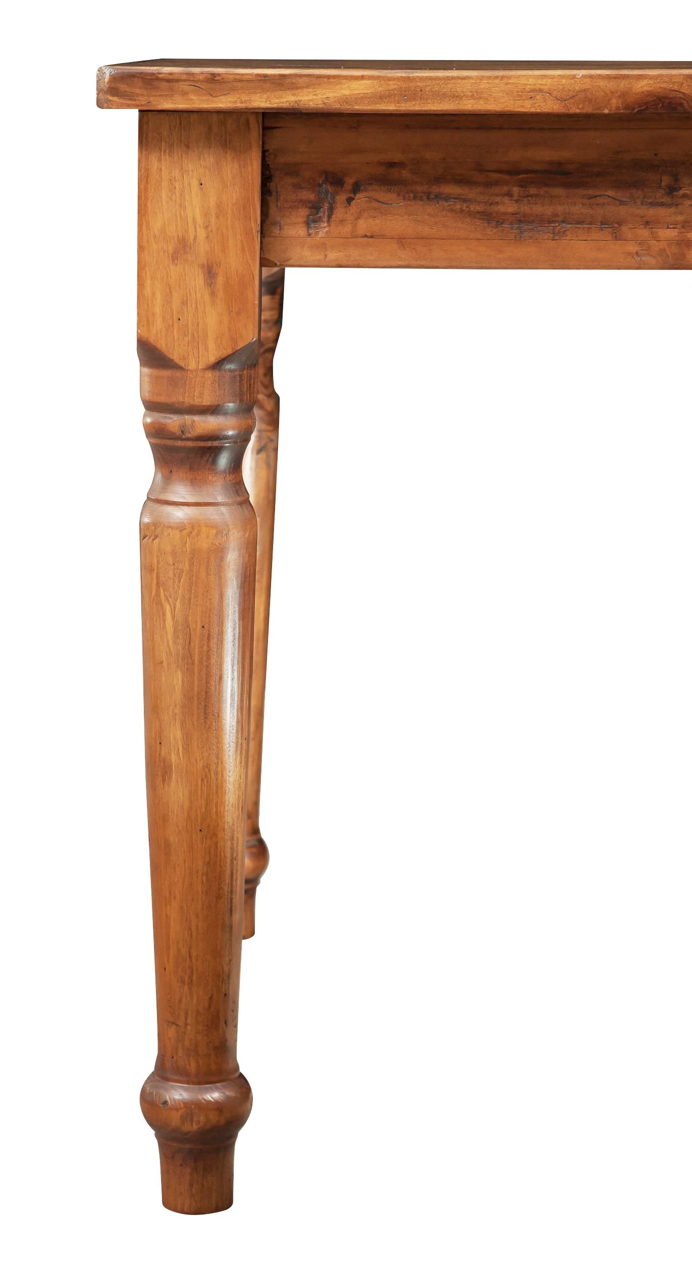 Biscottini Tavolo da cucina 120x80x80 cm Made in Italy | Scrivania vintage con cassetto | Tavolo legno massello di tiglio | Tavolo scrivania legno | Tavolo da pranzo per interni ed esterni Shabby
