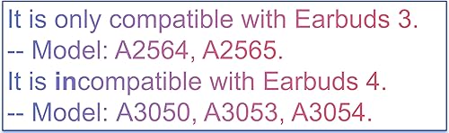 Miniatura 4 de Meenova A2565 OEM - Auriculares de repuesto para AirPod 3 generación, solo lado derecho del oído, compatible con AirPods 3 generación A2897 A2566