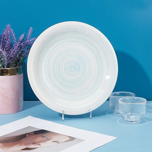 Miniatura 3 de GORGECRAFT 2 soportes de exhibición de caballete de acrílico transparente de 3 pulgadas con parte trasera plana para decoración de exhibición,