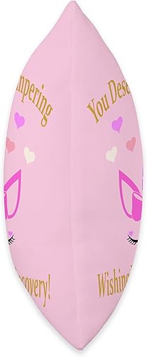 Miniatura 2 de Funny You Mererve All The Pampering Best Wishes Well Gifts - Almohada de 16 x 16 pulgadas, multicolor