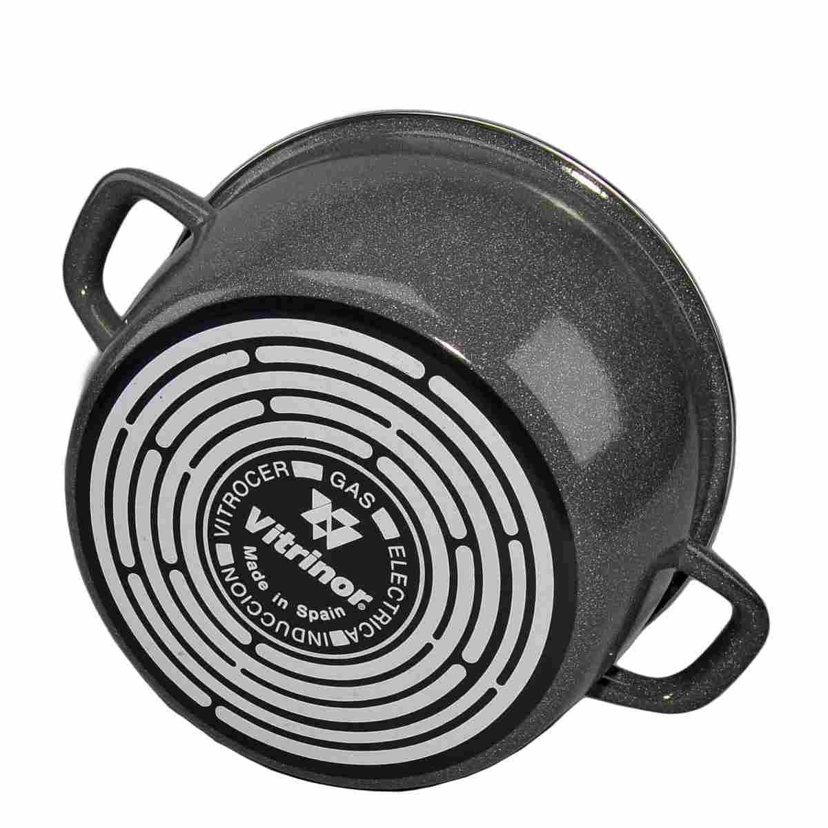 VITRINOR Piedra K2 Olla 24 cm, Neutro, Única
