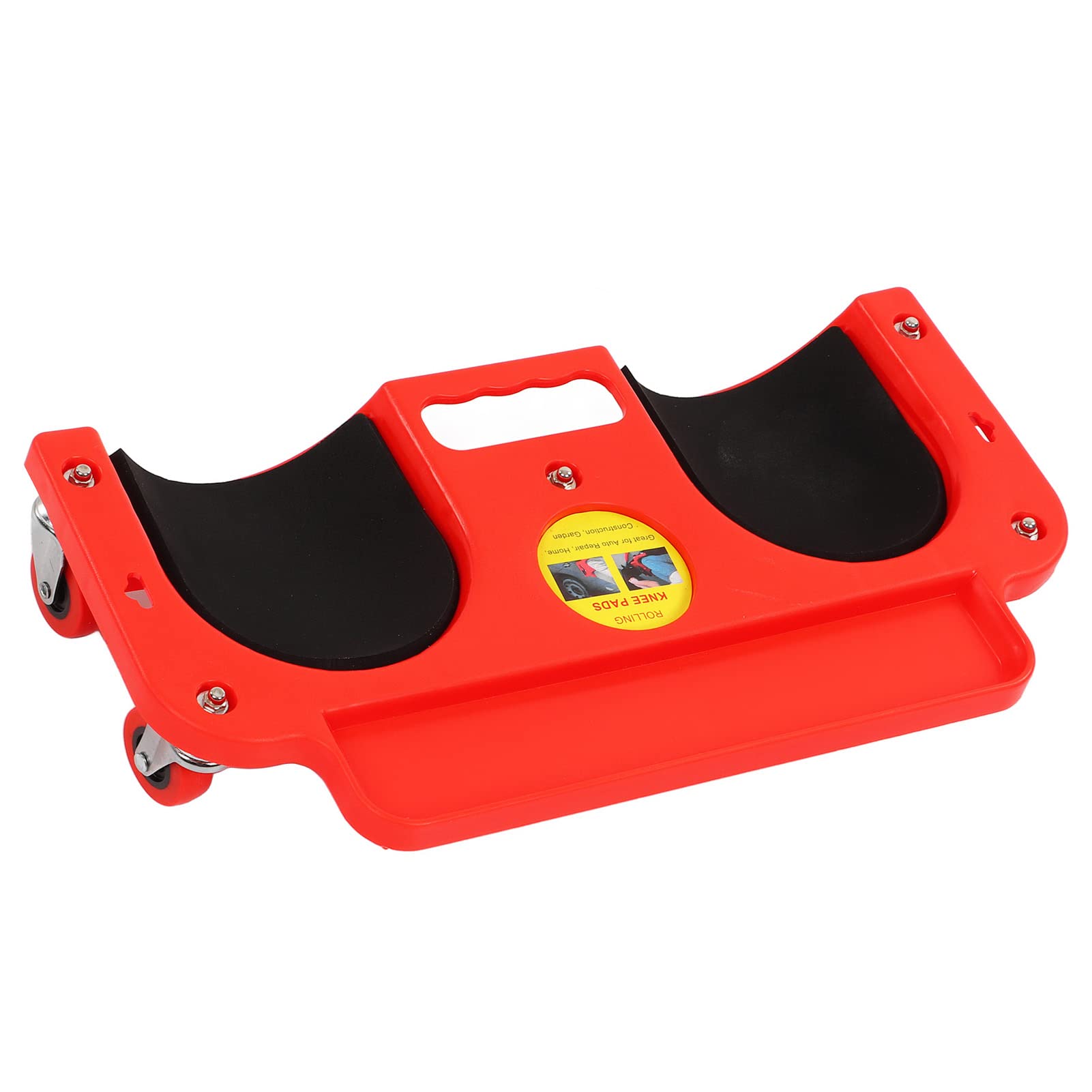 Genouillères Roulantes et Coulissantes, Protection avec 5 roulettes pivotantes, Plateau à outils de réparation pour Mécanicien, Charpentier, Réparation Sol de Voiture