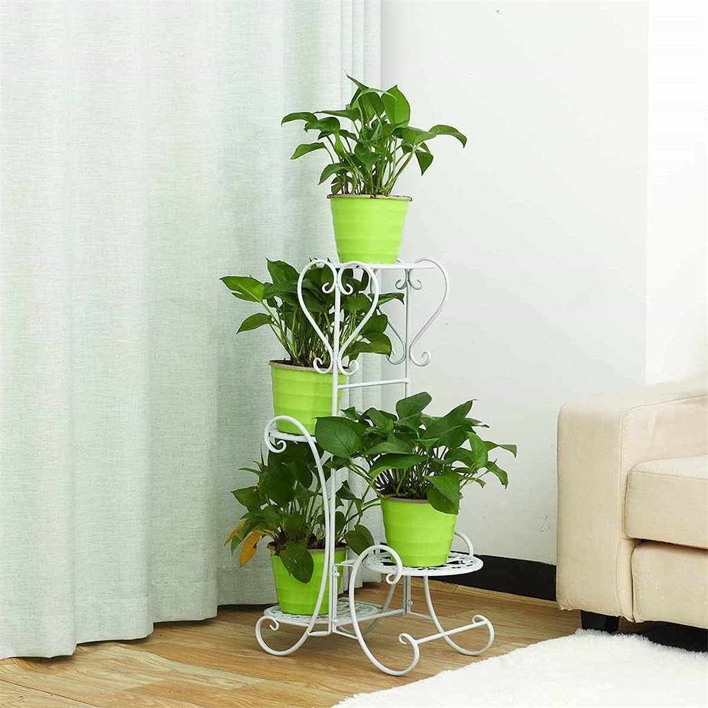 4 Tiers Plant Stand Multi Shelves Bonsai Display Shelf Yard Garden Patio Balcony(E)