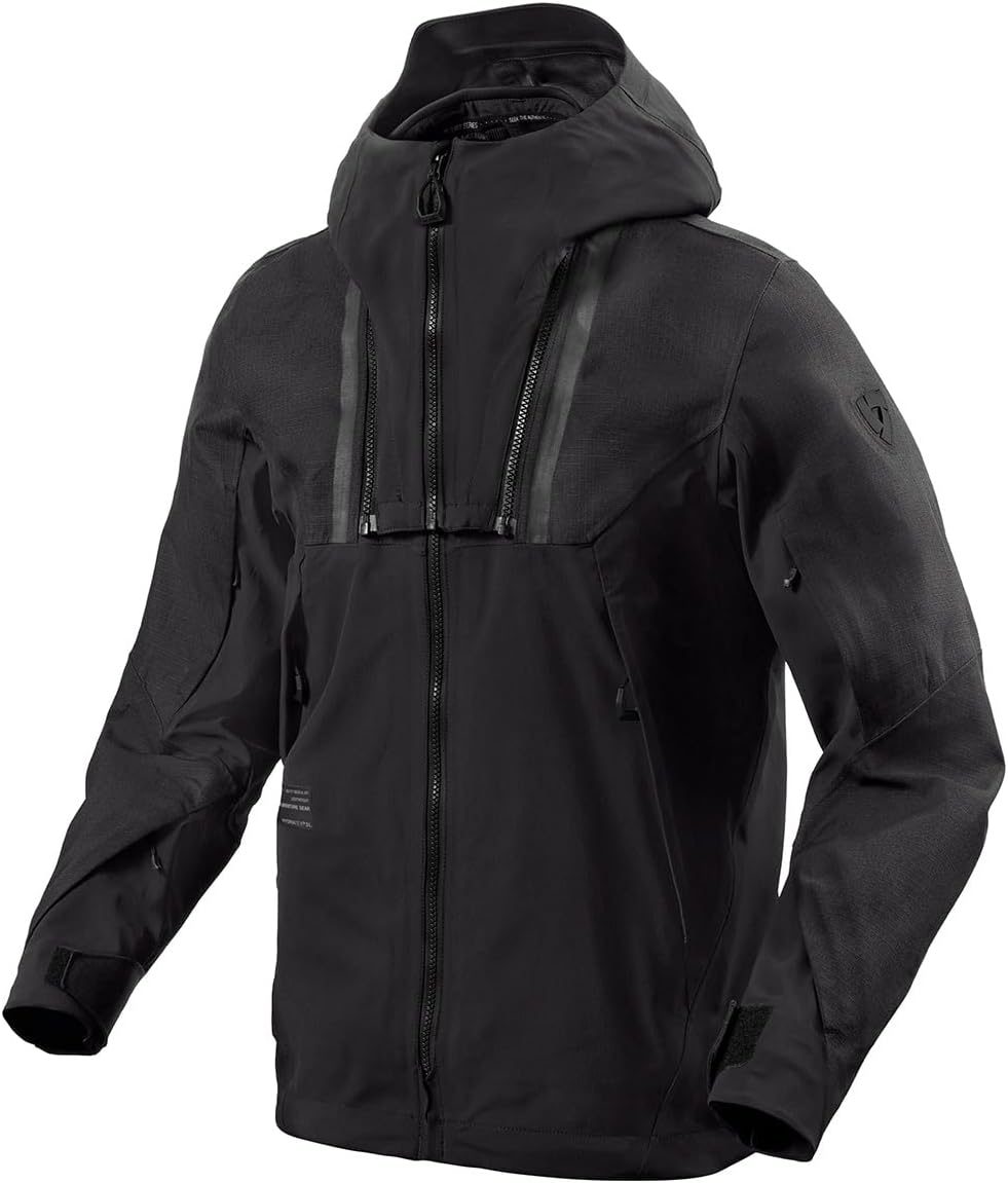 REV'IT! Men's Component 2 H2O Off-Road Adventure Motorcycle Jacket (Black - Large)