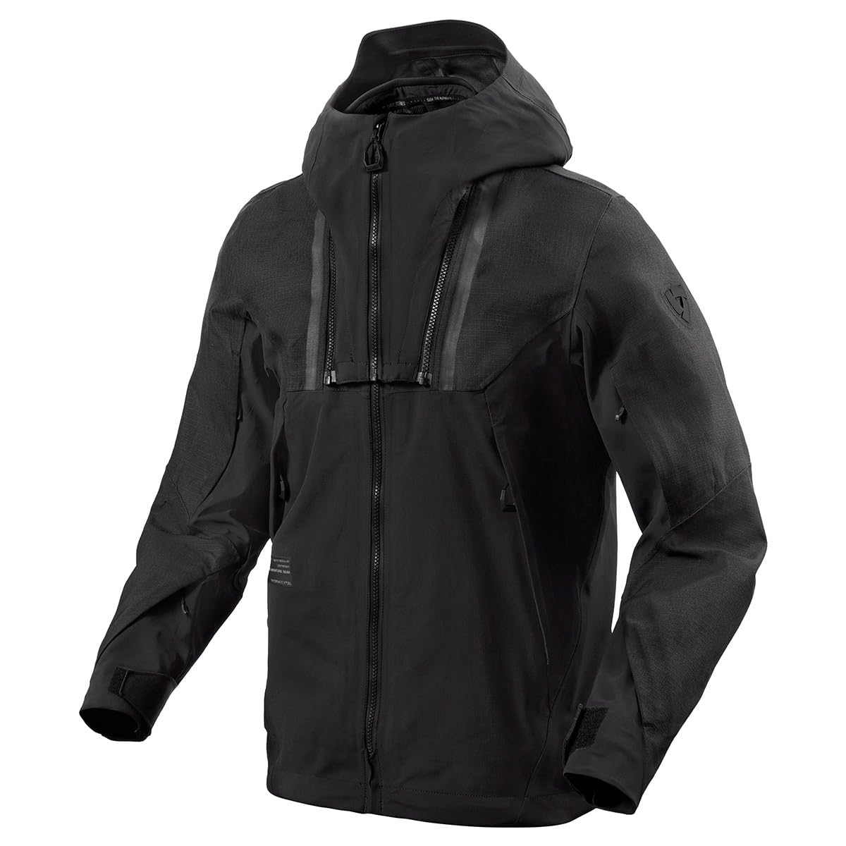 REVIT Mens Component 2 H2O Off-Road Adventure Motorcycle Jacket Black - Medium