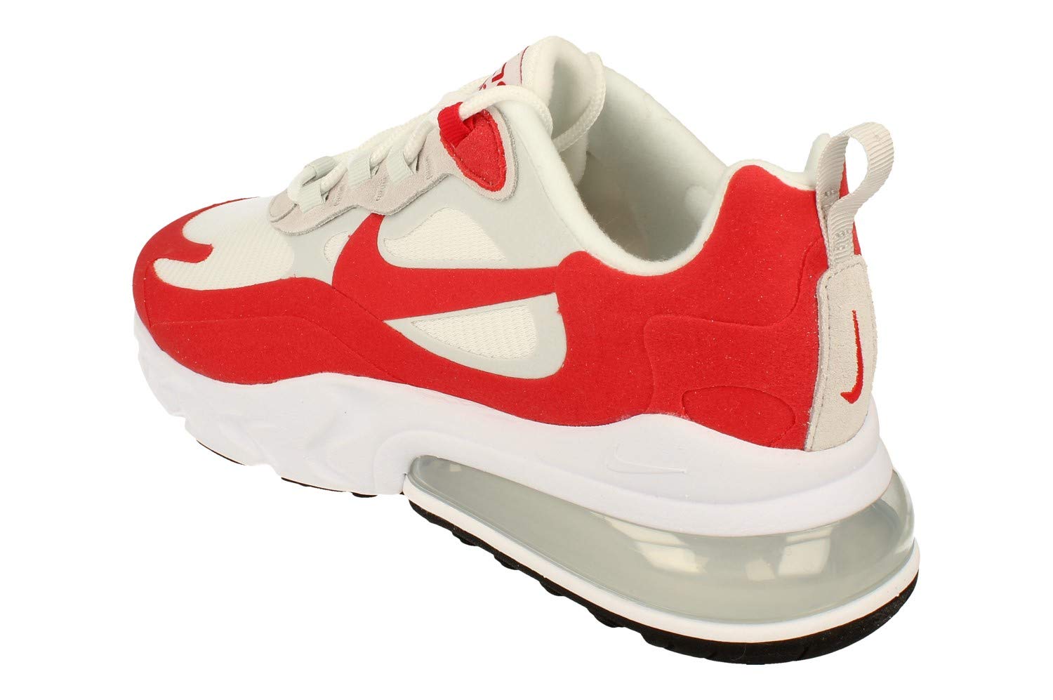 Nike Air Max 270 React Mens Running Trainers CW2625 Sneakers Shoes (UK 6 US 7 EU 40, White University red 100)
