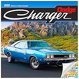 Dodge Charger Calendar 2022 -- Deluxe 2022 Dodge Muscle Cars Wall Calendar Bundle with Over 100 Calendar Stickers (Classic Cars Gifts, Office Supplies)