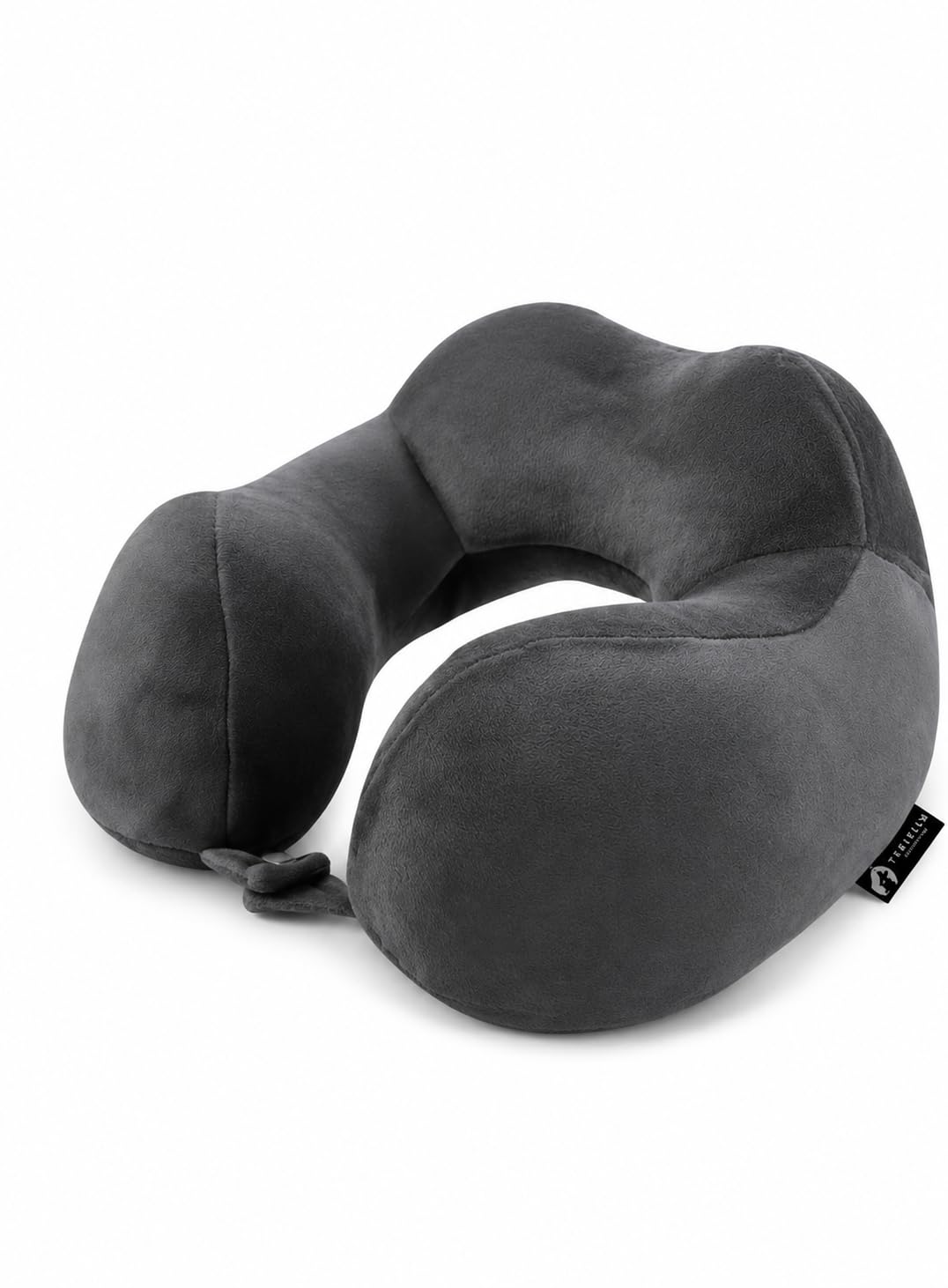 Premium Travel Pillow Adjustable 360 Degree Support Headrest Neck Pillow, Grey,-image-45