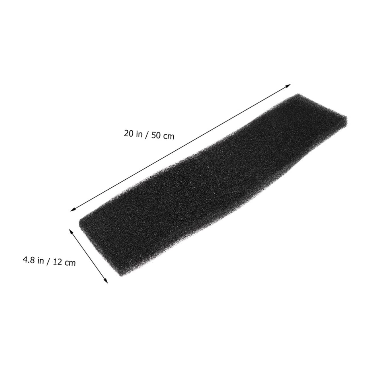 Happyyami 5 Esponjas de Algodón Negro para Filtro de Acuario Filtración Química y Mejora la Circulación para Peceras de Agua
