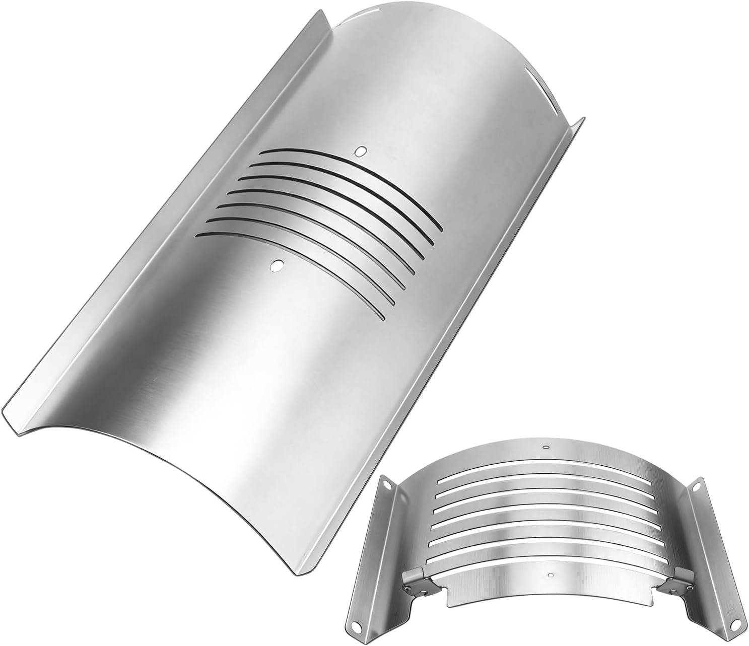 Flame Broiler Kit for Pit Boss 1000 1100 1150 1600 Series Pellet Grills, Adjustable Slide Cover and Bottom Plate, Replacement Parts for Pit Boss 1100PS1 Smoker Grill Heat Deflector