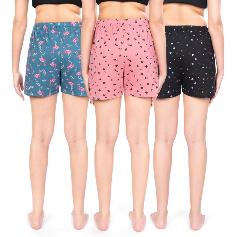 Image of Real Basics Women's Regular Shorts (Pack of 3)