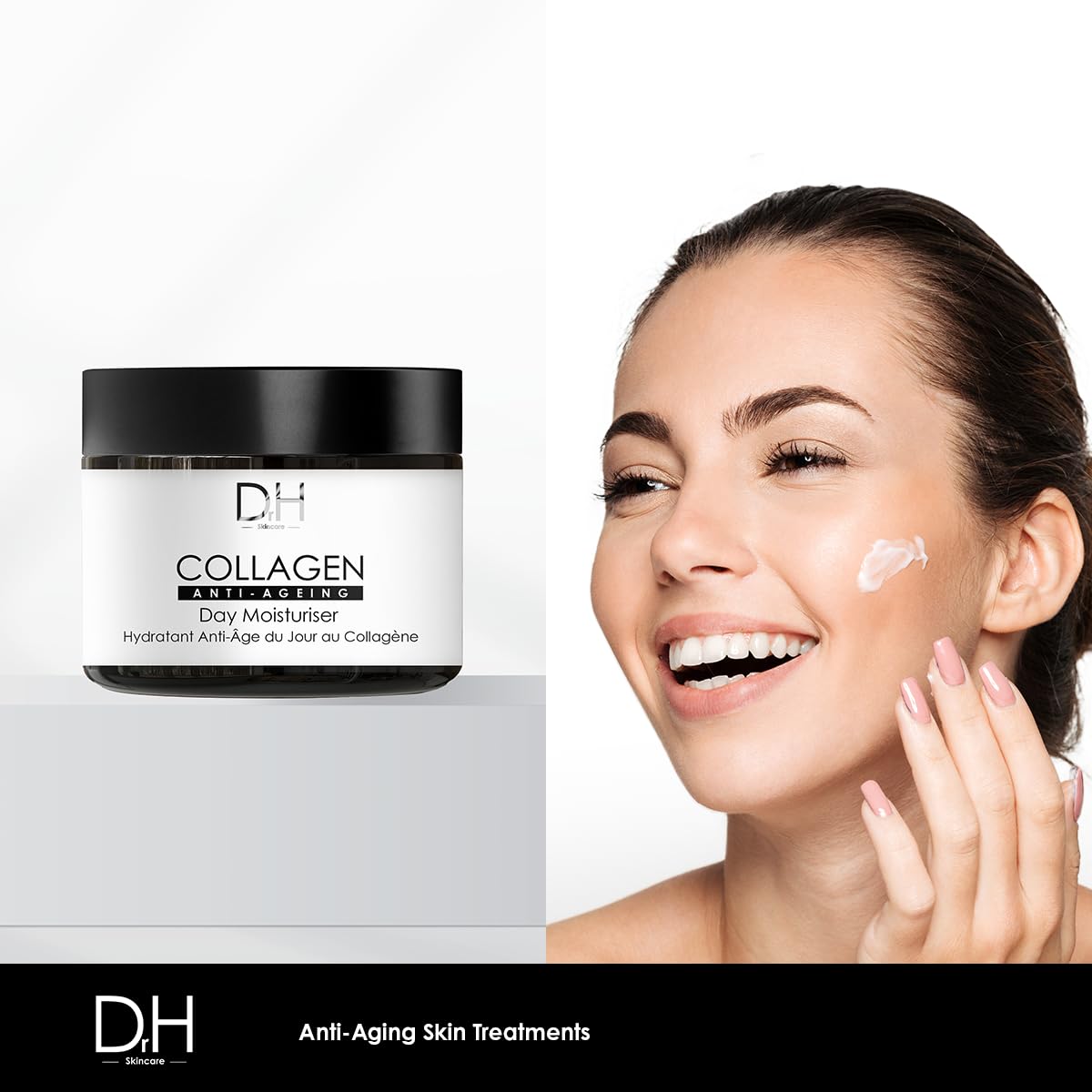 Dr H Collagen Anti-Ageing Day Moisturiser 60ml, 60 ml (Pack of 1) - Image 3
