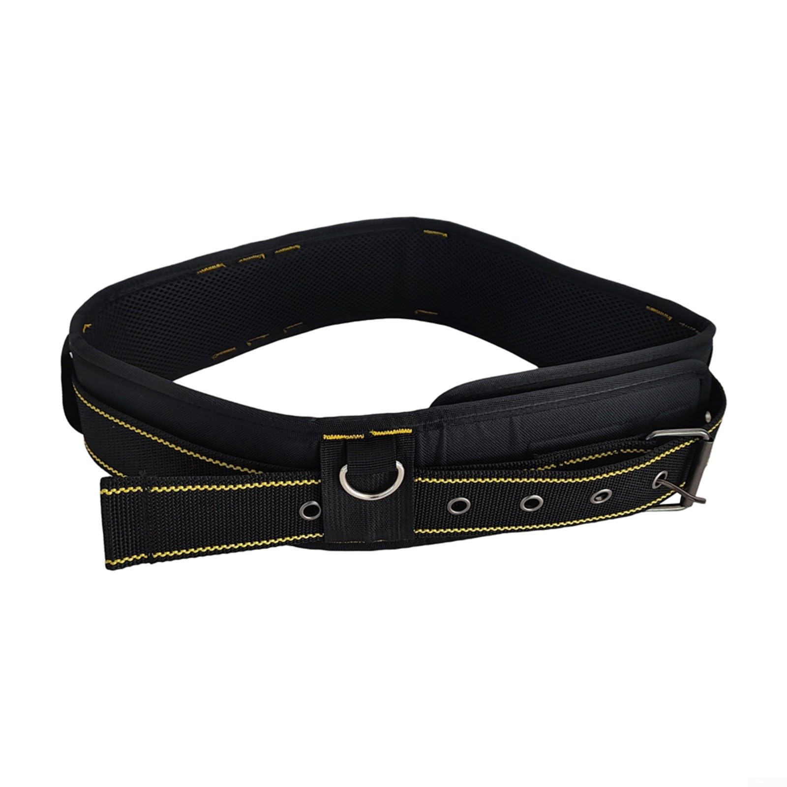 Portautensili in pelle per attrezzi da cintura organizer regolabile con tasche multiple e scomparti per lavoratori edili, elettricisti (D)