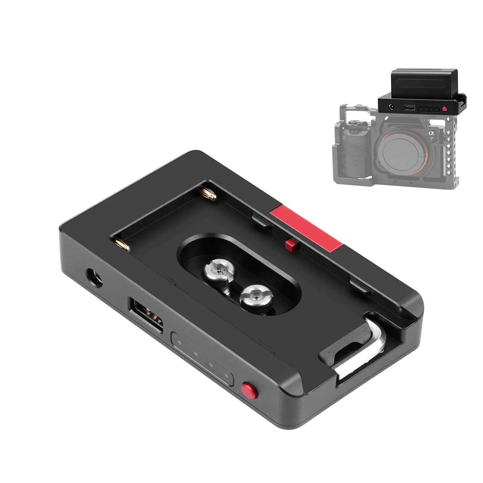 NPF970 para / / / Adaptador de batería/convertidor de soporte para placa adaptadora