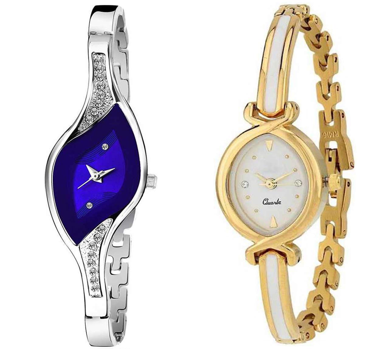 RPS FASHION WITH DEVICE OF R Analog Super Blue & White Bangle Watch Girls Set of 2 (B0855LFJB4) Amazon Price History, Amazon Price Tracker