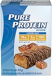 Pure Protein Bars - Nutritious, Gluten Free Protein Bars (Chocolate Salted Caramel | Lemon Cake) (Pack of 12)