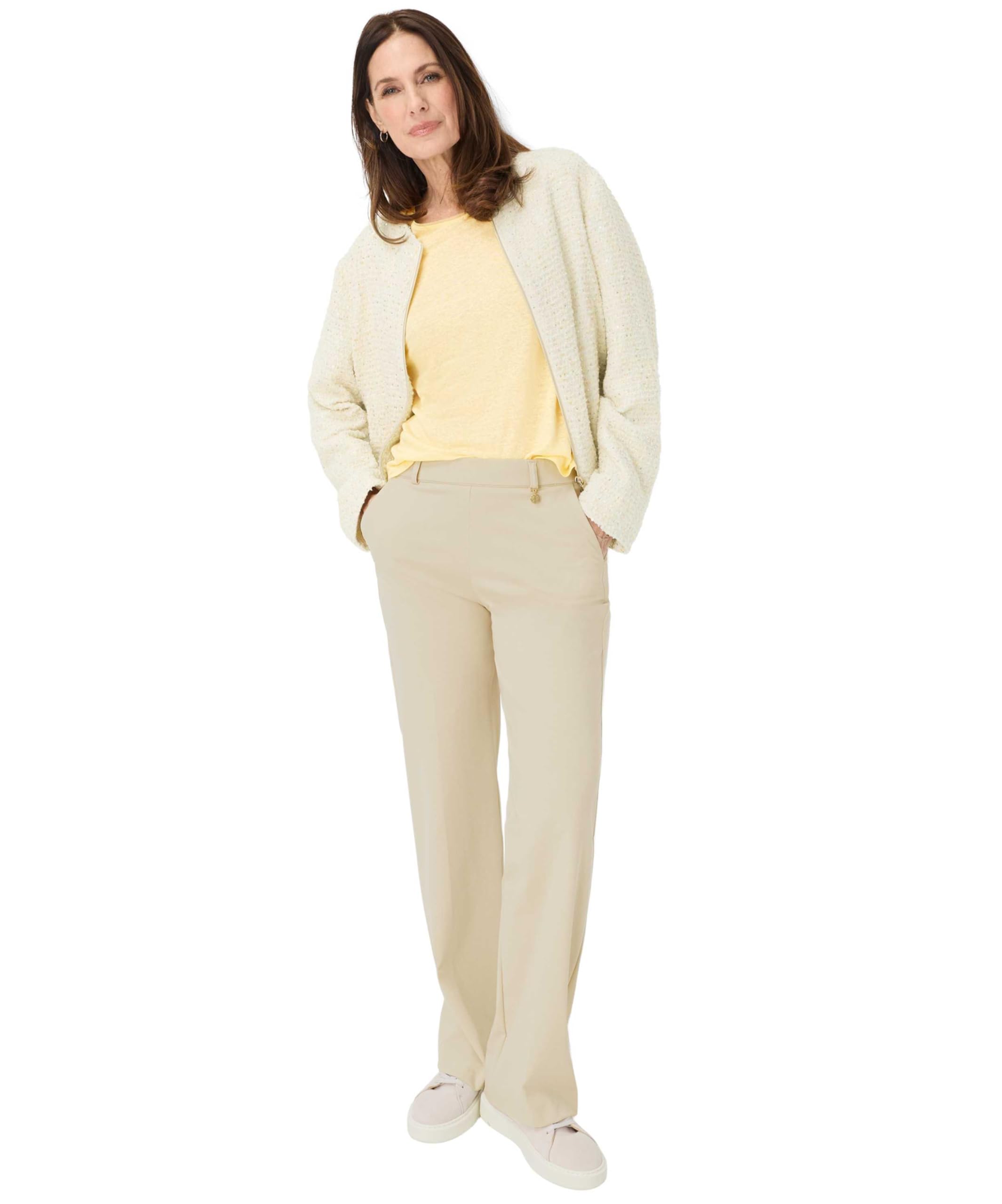 Raphaela by Brax Style LILLYTH Flared Damen Marlenehose Super Slim Fit