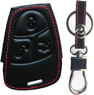 Leather Keyless Entry Remote Control Key Fob Cover Case protector For Mercedes-Benz Class A C E S ML CLK SLK C200 E320 350 CLS IYZ3312