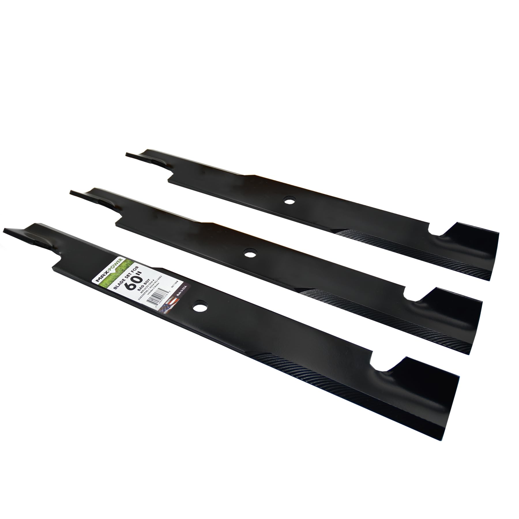 Amazon.com : Maxpower 561136B 3-High Lift Blade Set for Many