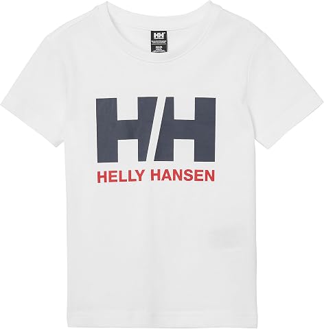 Helly Hansen Kinder Unisex K HH Logo T-Shirt 2.0, White, 116