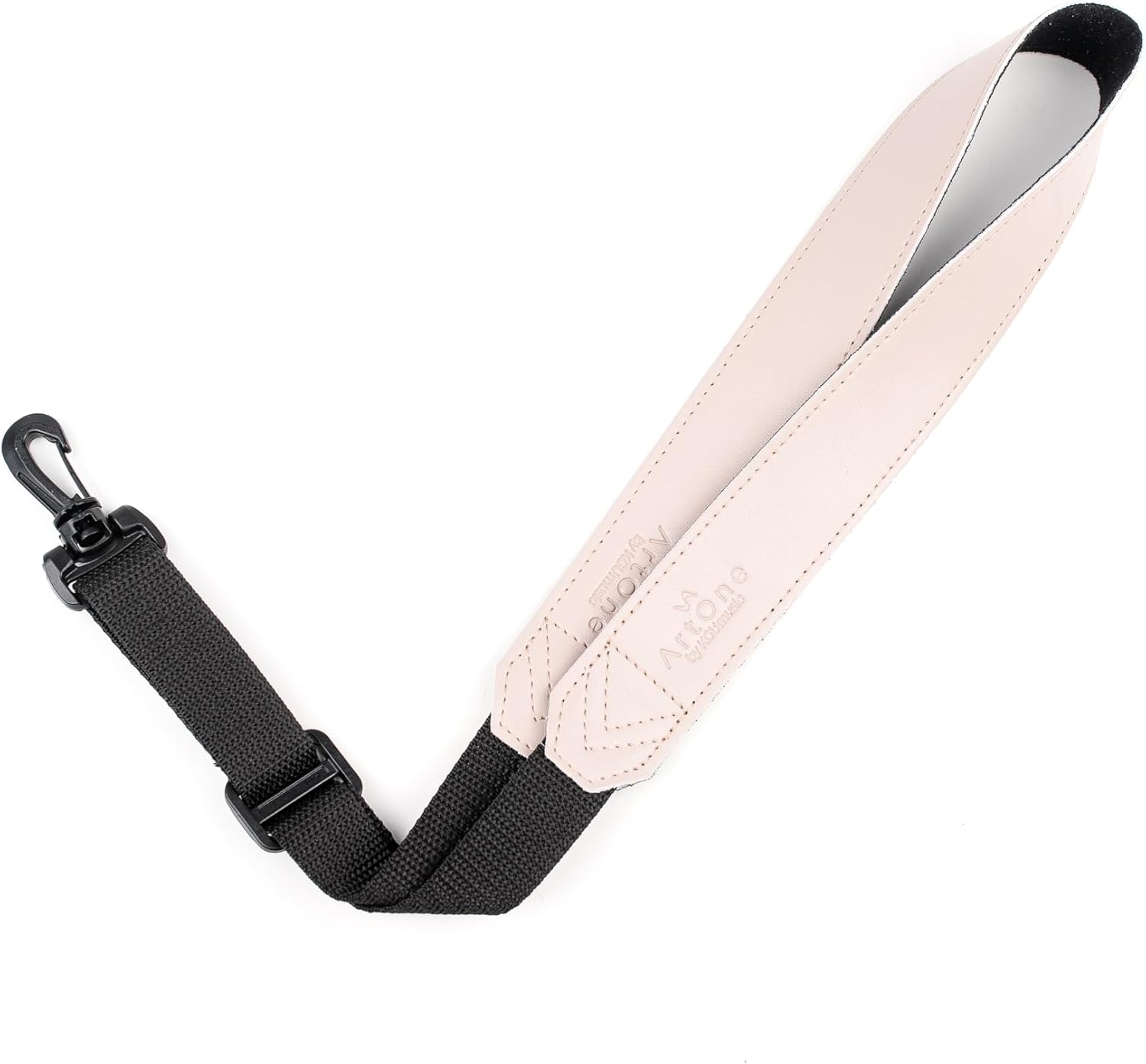 Saxophone Neck Strap. Artificial Leather Soft Padded Sax Strap. Adjustable Length & Comfortable for Alto Tenor Soprano Sax