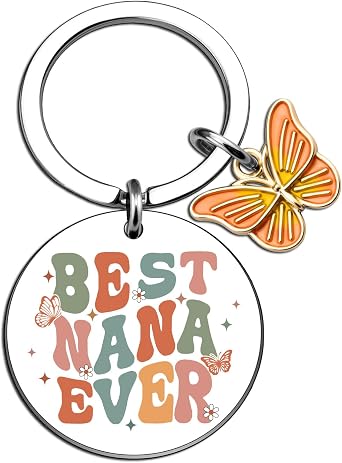 Nana Gifts from Grandkids Mothers Day Gifts for Nana Grandma Keychain Christmas Birthday Gift for Grandma from Granddaughter Grandson Grandmother Mothers Day Gift Ideas