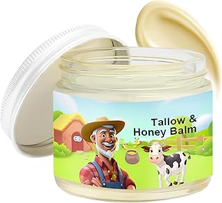 Tallow and Honey Balm,Beef Tallow for Skin Fa...