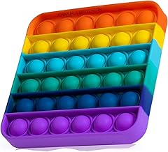 Khasala Brothers™ Pop It Toys for Kids, Bubble Sensory Fidget Toy Set Simple Fidget Popper Toy, Different Shape Pop It Educational Toy for All Ages, Gifts for Girls Boys Kids (Square)