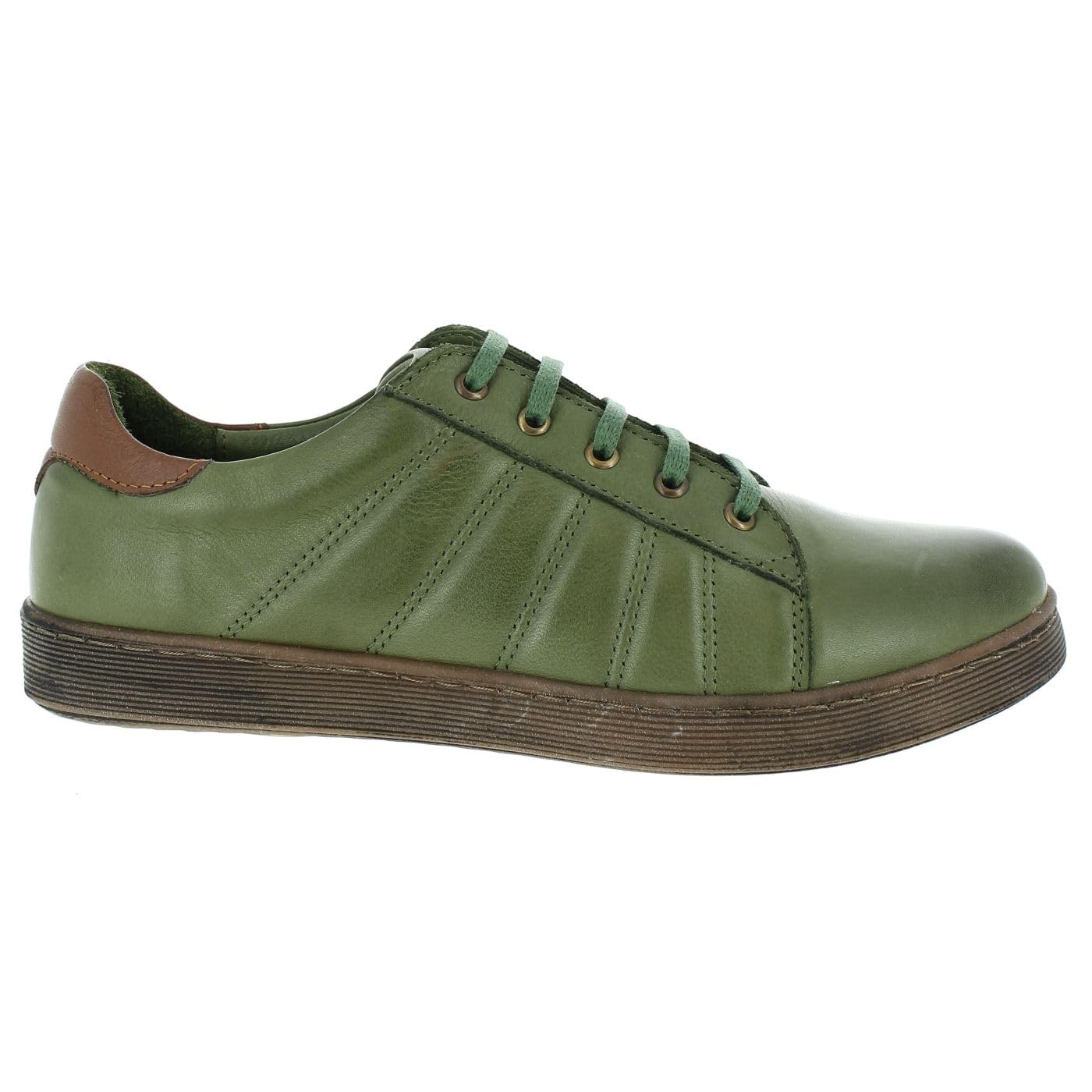 Andrea Conti Women's Trainers, Olive/Mocha, 40 EU, Olive Mocha, 8 UK