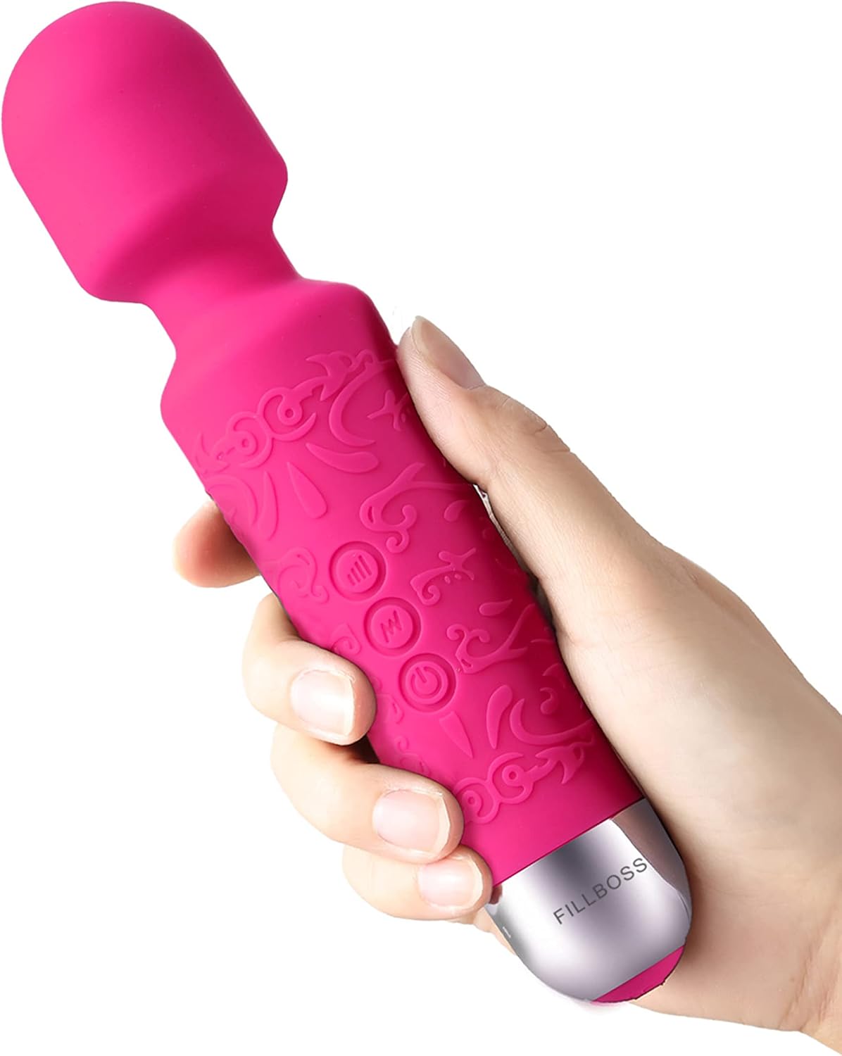 Electric Newest Upgraded Premium Personal Wand Massager with Memory, Compact, Cordless, Powerful and Waterproof Wireless USB Rechargeable, with 30 Magic Multi-Speed Vibrations