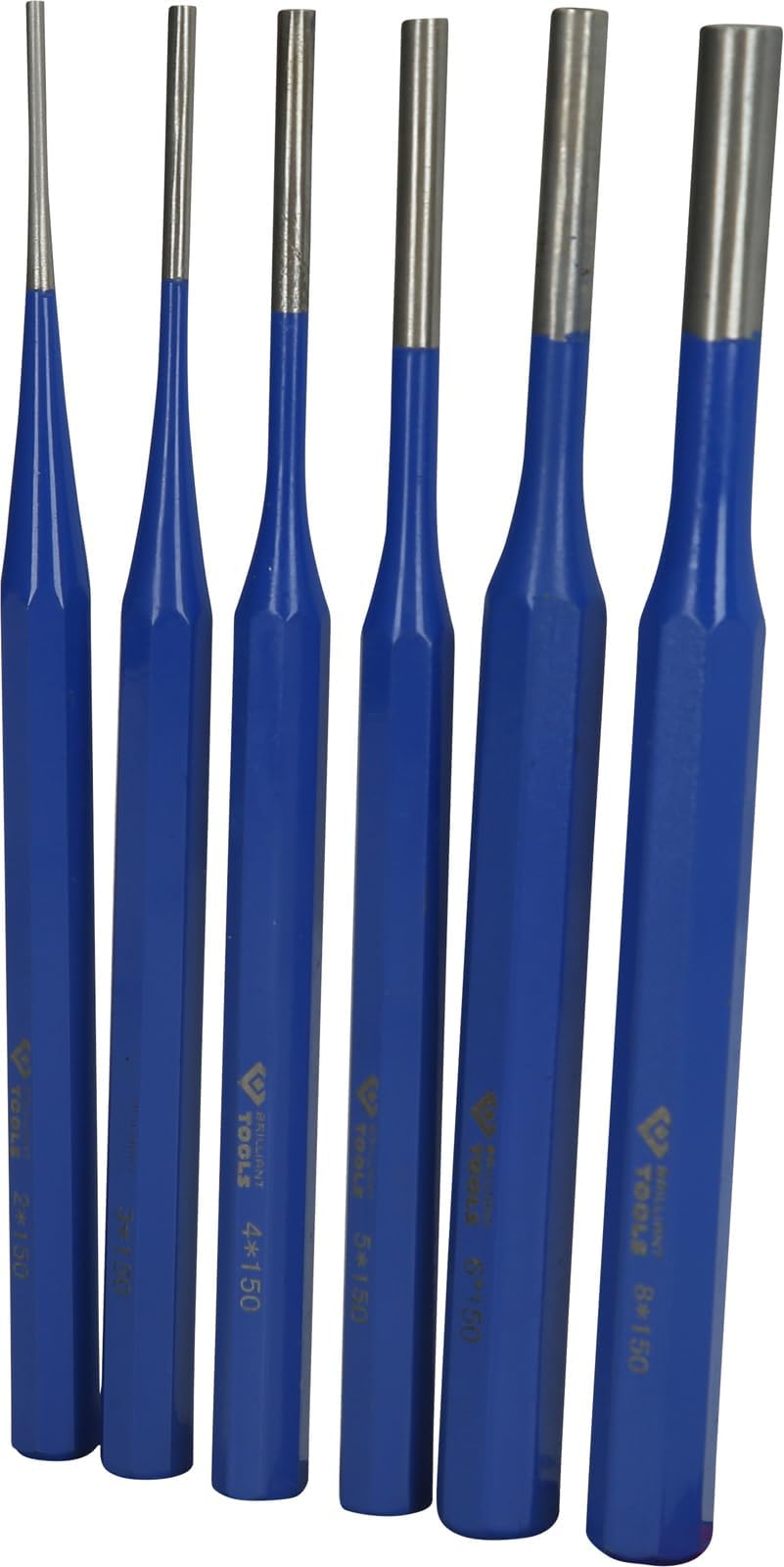 BRILLIANT TOOLS Drift Punch Set 6 Pieces, Other