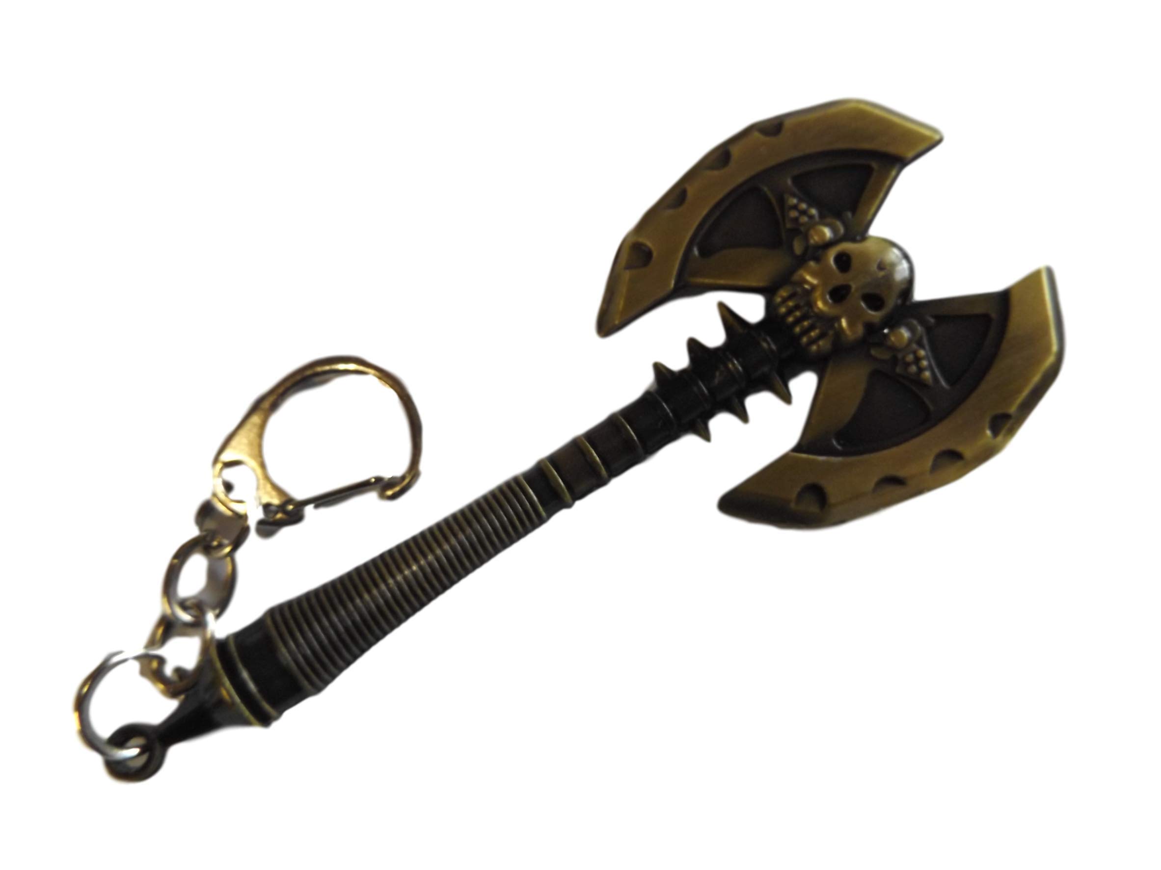 Fat-Catz-Copy-Catz Men's Bronze World Of Warcraft Replica Collectors Boys Scale Model Mini Axe 12Cm