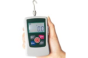 Beslands Force Gauge Push Pull Dynamometer Tension Gauge Tester 500N